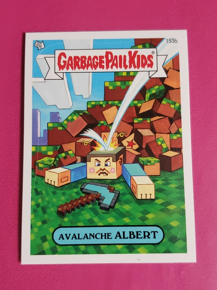 2013 Garbage Pail Kids 153b AVALANCHE ALBERT Brand New Series 3 GPK - Image 1 of 2