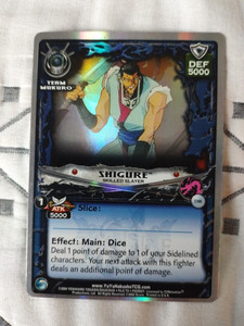 Yu Yu Hakusho TCG CCG C165 Shigure, Skilled Slayer (Unlimited) Exile FOIL Card