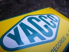 Plaque émaillée YACCO Enamel sign no Esso Shell Bp Antar Avia