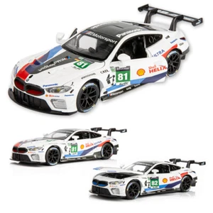 1:32 BMW M8 GTE Le Mans Model Car Diecast Toy Cars Boys Toys for Kids Gifts - Picture 1 of 22