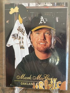 1994 Studio #4 Mark McGwire Oakland Athletics A's Baseball Card