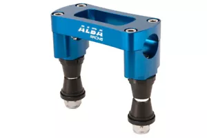 Raptor 700 660 Anti Vibración 7/8" Manillar Abrazadera Barra Billet Aluminio Alba L - Imagen 1 de 1