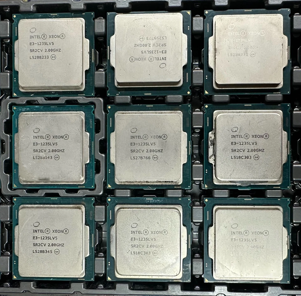 Intel Xeon e3-1235L v5 SR2LM 2.0GHZ 8MB 4core 4 thread 25W LGA1151 CPU processor - Image 1 of 1