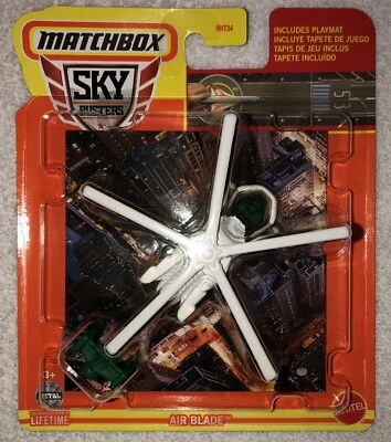 Matchbox Sky Busters 2023 Air Blade Helicopter #18/32 Green NEW FAST SHIP USPS - Image 1 of 3
