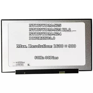 LCD NT173WDM-N25 apto para NT173WDM-N23 V8.0 NT173WDM-N24 B173RTN03.0 17.3 1600×900 - Imagen 1 de 2