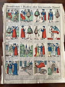 Antikes Bildblatt Aachener Domkneipe von Oehmigke & Riemschneider C 1880 - Bild 1 von 24