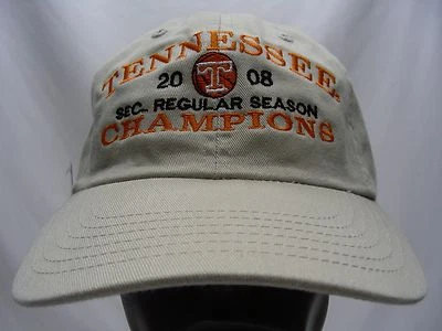 TENNESSEE VOLUNTEERS - NCAA/FBS/SEC - 2008 CHAMPIONS - ADJUSTABLE BALL CAP HAT! - Image 1 of 4