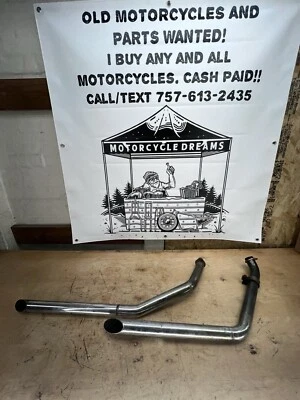 Drag Pipes For Harley Davidson Shovelhead  - Image 1 of 4