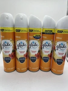 (5) Glade Hawaiian Breeze Aerosol Room Spray Air Freshener Mist 8 oz - Picture 1 of 4