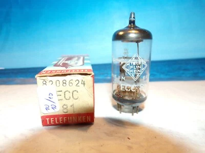 ECC81 ( 12AT7 6201 E81CC ) TELEFUNKEN # NOS NIB #    # (4897) - Bild 1 von 4