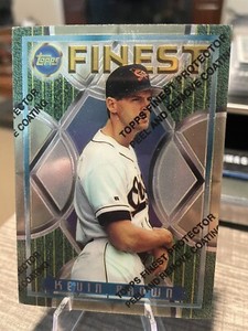 1995 Topps Finest Baseball Card #252 Kevin Brown, Orioles