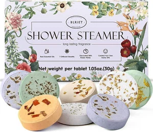 Shower Steamers Aromatherapy 8 Pack Gifts for Women, Men, Mom, Teen Lavender Nat - Picture 1 of 10