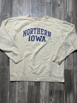 Vintage Northern Iowa Panthers Sweater Mens Large NCAA Basketball Crewneck 90s - Image 1 of 4