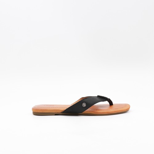 Infradito UGG donna nero taglia UK 4 sandali in pelle