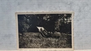 WW2 - Wehrmacht Soldier. Deck Chair - Break - Described on the Back - A065-32 - Picture 1 of 2