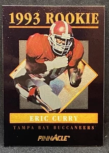 1993 Pinnacle Rookies #4 Eric Curry - Picture 1 of 3