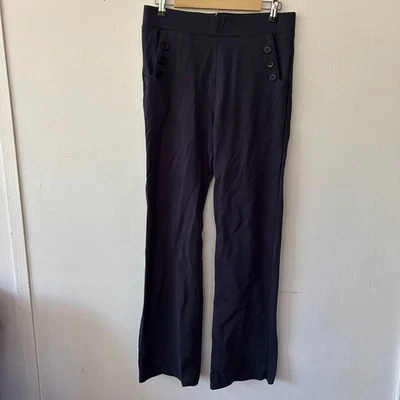 Betabrand Pull On Trousers Womens Large Long Pants Navy Pockets Stretch - Image 1 of 4