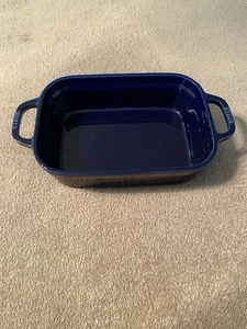 Plato para hornear rectangular de cerámica STAUB - Horno negro mate y utensilios de mesa - Imagen 1 de 5