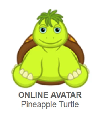 Webkinz Classic Pineapple Turtle *Code Only* (~messaged~) - Image 1 of 3