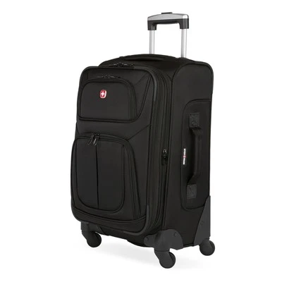 Swissgear Sion Softside Expandable Luggage, Black, Carry-on 21-Inch - Image 1 of 4