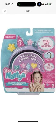 Like Nastya, Nastya's Favorite Headband with 8 Charms. Style like Nastya!  - Image 1 of 3