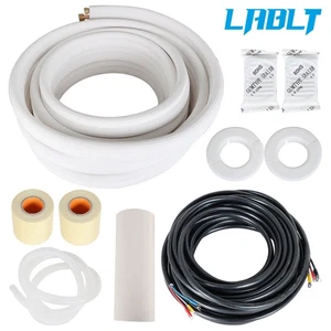 LABLT 50 Feet Install Kit For Mini Split Heat Pump Systems 3/8 - 5/8 Inch - Picture 1 of 12