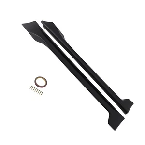 Black Side Skirt Extension 2pcs Set for Scion FR-S 2012 2013 2014 2015-2021 - Picture 1 of 11