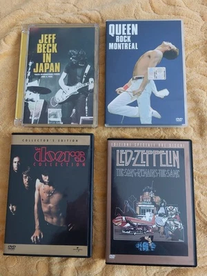 Lotto DVD Concerti. JEFF BECK, QUEEN, DOORS , LED ZEPPELIN - Immagine 1 di 2