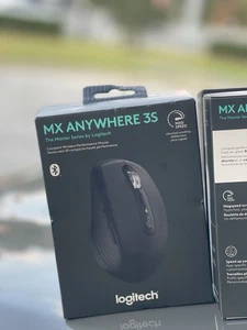 Logitech MX Anywhere 3S for Mac, Compact Wireless Bluetooth Mouse Space Grey - Picture 1 of 3