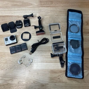 Go Pro Hero 3+ Action Camera Bundle With Accessories - Picture 1 of 18
