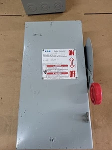 1- Eaton DH261FGK 30A 600V 2 Pole Fusible Disconnect Safety Switch - Picture 1 of 6