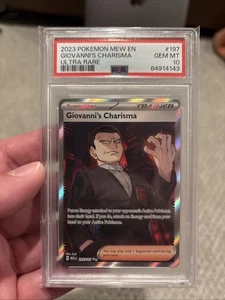 Giovanni's Charisma 197/165 Sv: Scarlet & Violet 151 Holo PSA 10 - Bild 1 von 1