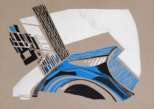 Maja ZÜRCHER, Ohne Titel aus 1973 - Farbholzschnitt - Bild 1 von 1