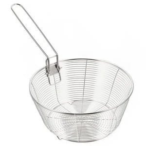 Stainless Steel Deep Fry Basket with Handle, Multipurpose Fryer Basket for Fr... - Picture 1 of 9
