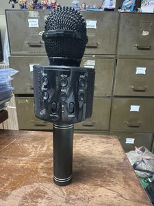 WS-858 Black Wireless Bluetooth Microphone - Mic -no cord - Picture 1 of 7