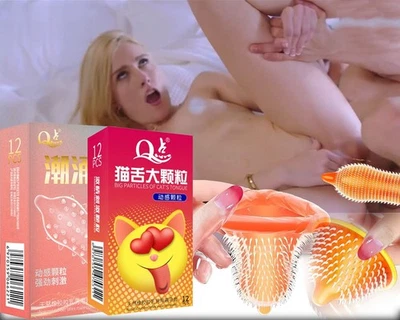 12-60pcs Natural Latex Spike Condoms Enhance Extension Stimulate Adult Supplies - Image 1 of 4