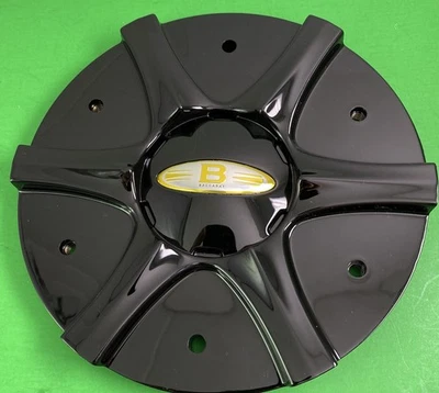 (1) RUEDAS BACCARAT TAPACUBOS TAPA CENTRAL NEGRO P/N: 60701875F-1 C1130 Foto 1 de 4