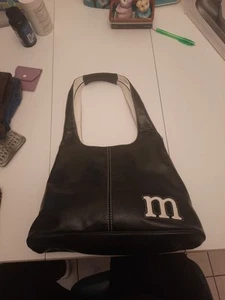 Vintage 9 West Handbag Black With White "m" Includes Makeup And Cigarette Cases - Picture 1 of 24