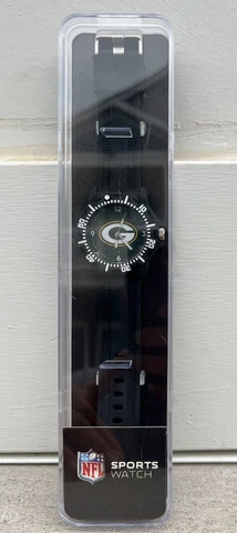 Green Bay Packers NFL Football Sports Watch w/ Rubber Band - Ships Free! -B1 Cover