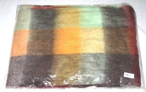Frior Plaid Fringed Scarf Light Yellow NEW - Picture 1 of 1