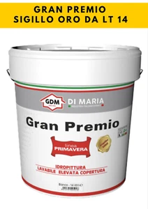 Gran Premio Sigillo Oro Idropittura Lavabile  14 Litri - Foto 1 di 4