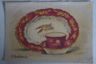 Old Pottery Series Vintage 1915 Wwi Era R.J. Lea Silk Trade Card Chelsea