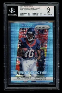 2013 Panini Prizm #225 DeAndre Hopkins Light Blue Pulsar Prizms Rookie RC BGS 9 - Picture 1 of 2