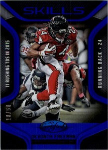 2016 Certified Skills Mirror Blue #17 Devonta Freeman /50