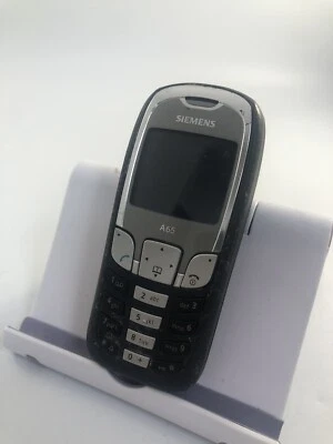 Siemens A65 Black TMobile Network Mobile Phone - Image 1 of 4