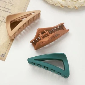 Damen Haarklammern groß Haarspange matt Hai Accessoires Haarnadel - Bild 1 von 8