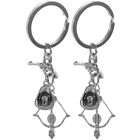 2Pcs Cowboy Keychain Metal Western Party Key Ring Backpack Pendant Gift-JN