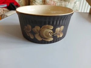 DENBY Bakewell 1,5 pinte piatto soufflé - gres vintage anni 70 - Foto 1 di 3