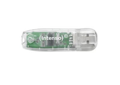 Intenso 32GB Rainbow USB 2.0 Flash Drive  Transparent, 3502480 - Bild 1 von 4