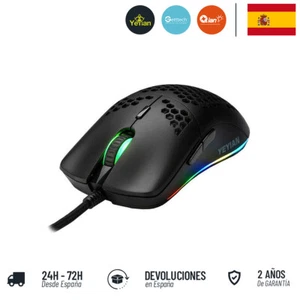 Yeyian Gaming Mouse RGB Links Serie 3000, 7200 Dpi , Negro - Modelo: YMG-24310 - Imagen 1 de 6
